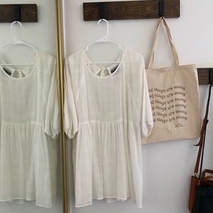 NWT cutie white flowy dress ✨